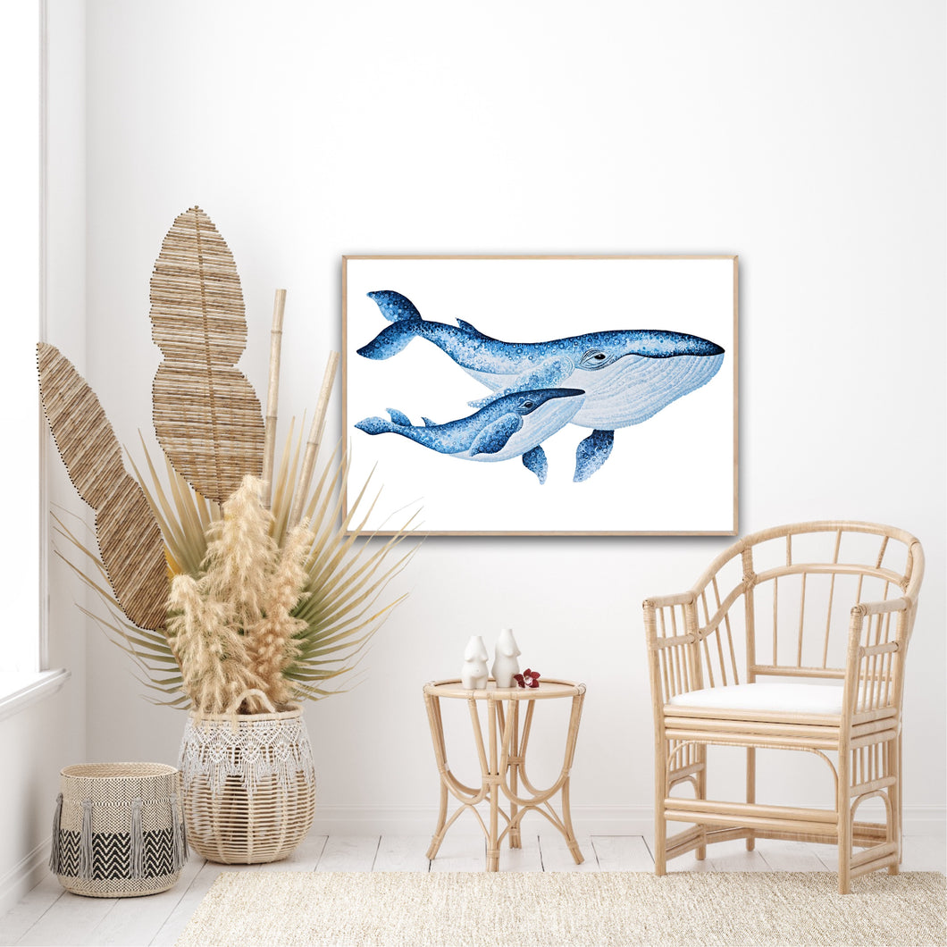 ‘Min and Theo’ print