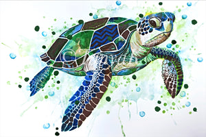 ‘Turtle Trio’ set of prints