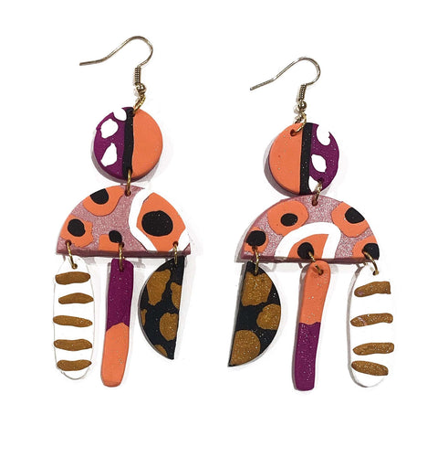 Millah Large drop earrings