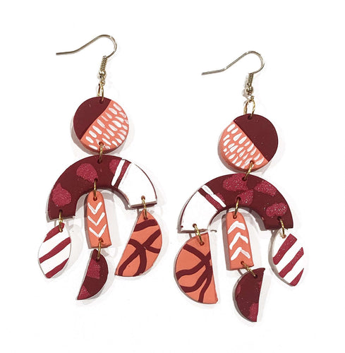 Mali Long drop earrings