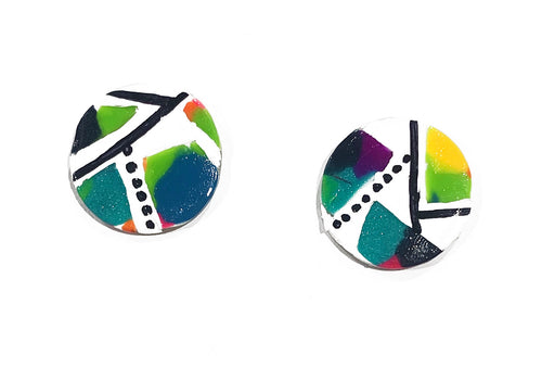 Hannah medium gloss studs